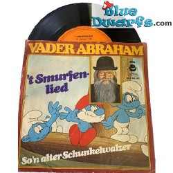 Vader Abraham - kortspeelplaat -  't Smurfenlied - So'n alter Schunkelwalzer - Vintage/ Niet nieuw
