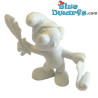 20022: Poète Schtroumpf Rohlinge -  figurine blanche - Schleich - 5,5cm