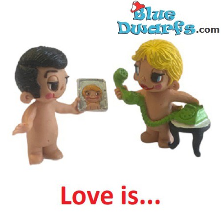 Love is Play figurines (Comics Spain, +/- 5cm)