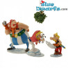 Astérix, Obelix y Falbalá - Muérdago bajo la nieve - Figuras Metálicas  8cm - Pixi 2021
