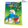 Kleurboek van de Smurfen - met stickers - Los Pitufos Super Color - Libro Divo - 28x21cm