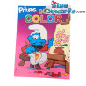 Coloring book the Smurfs - with stickers - Los Pitufos Super Color - Libro Divo - 28x21cm