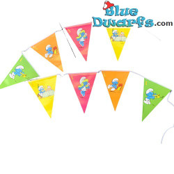 Ghirlanda festiva colorata – I Puffi – Multicolore – 245 cm