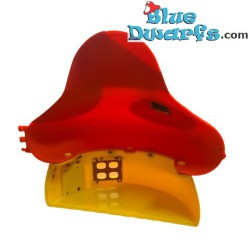 Huisje van smurfen - rood/blauw - Smurfenhuisje - Smurfen Speelfiguurtje  - DeAgostini - 15cm