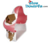 Half Cottage of smurfette - pink - Movable smurf  - figurine - DeAgostini - 15cm