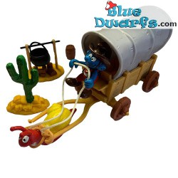 40603: Western Playset - Cowboy with wagon - Schleich (Whitout box)