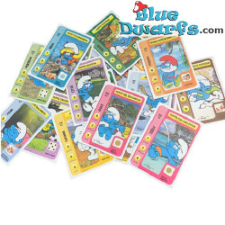 5x smurfen kaartjes - Verzamelitem - Conad