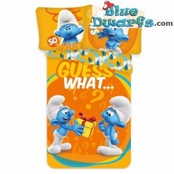 Smurf duvet cover- So What - Guess what (+/- 100x135, 40x60)