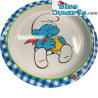 Melamine bord smurf eet brood (23 cm)