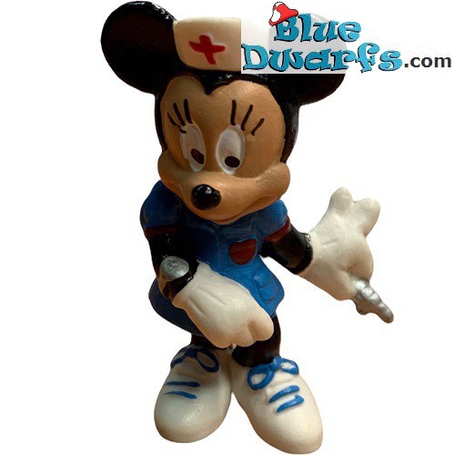 Minnie Mouse dokter/ zuster +/- 6cm (Bullyland)