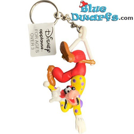 Goofy op trapeze - Disney Applause sleutelhanger - 6cm
