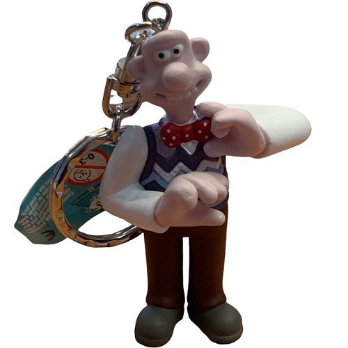 Wallace & Gromit Sleutelhanger - 8 cm