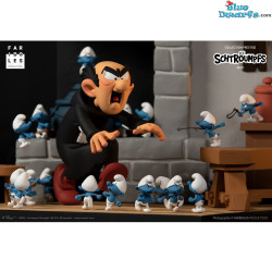 Fariboles - Kunstharzfigur - Die Schlümpfe und Gargamel-Labor - 2022