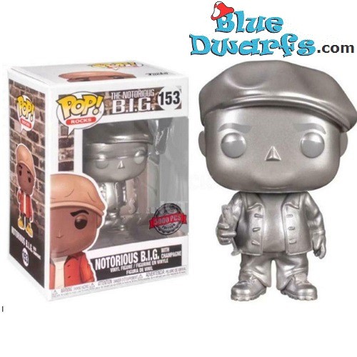 EXCLUSIVE Funko Pop! The Notorious B.I.G. - pieces - With champagne (Nr. 153) 0889698576956