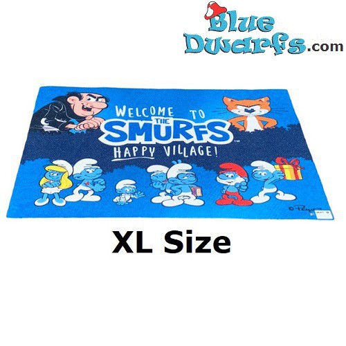 Smurf Doormat XL - Welcome to the smurf village - 120x90 cm