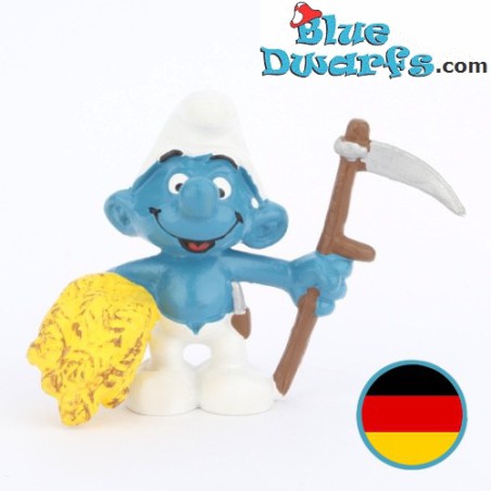 20145: Puffo con falce - W.Germany - Schleich - 5,5cm