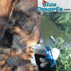 Plastoy Puffo prendere il sole
