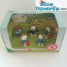 1960-1969: displaybox with 5 smurfs (anniversary edition, 2008)