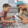 Smurfenpuzzel (104 stukjes) met Grote smurf 3D - Clementoni