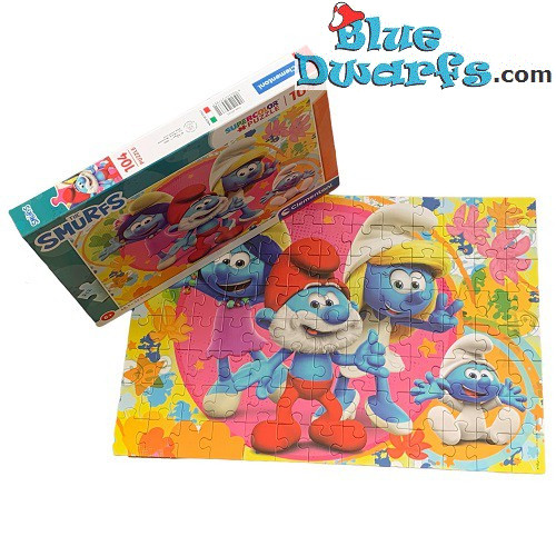 Los Pitufos Puzzle - Pitufina y papa pitufo - 104 piezas - Clementoni