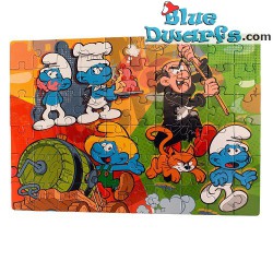 Smurf Puzzle - 2x60 pieces - Clementoni - 104 pieces - 27x19cm