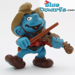 20159: Vioolspeler Smurf (lichtbruin 2)