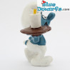 20162: Kelner Smurf (dienblad bruin)