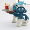 20162: Kelner Smurf (dienblad bruin)