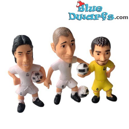 Real Madrid playset - 3 footballers play figurines - Comansi, +/- 7cm
