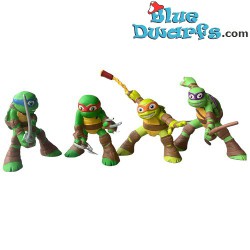 Teenage Mutant Ninja Turtles speelset - 4 turtles en 2 opponenten  - Comansi, +/- 7cm