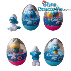 Smurfs bath toys in Egg -...