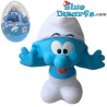 Jokey Smurf - bath toy in Egg - Flexible rubber - Plastoy - 6cm