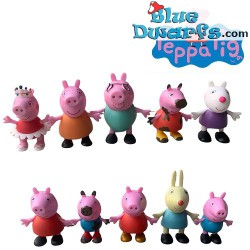 Peppa Wutz - Familie Spielset - Peppa Pig - 8 Spielfiguren - Comansi - 6,5cm
