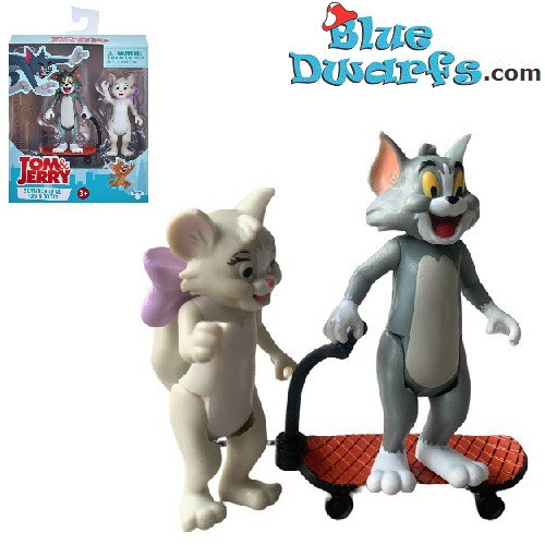 2x Tom sí  Jerry set da gioco (+/- 6,5cm)
