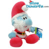 Puffi peluche: Puffo Babbo Natale (+/- 25 cm)