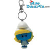 Smurfin staand - Sleutelhanger van de Smurfen - Plastoy Chibi Speelfiguurtje - 5cm