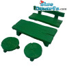 40030: Giardino dei Puffi - Set de Gioco - verde - Schleich -2,5-7cm