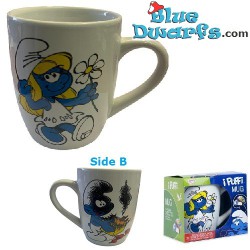 smurf mug - Smurfette and jokey smurf - Walcor - 400ML