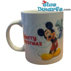 Ratón Mickey - Mickey Mouse de Navidad con regalo- Taza - Merry Christmas (320 ML)