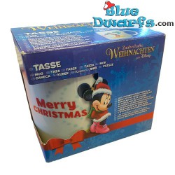 Mickey Mouse mit Weihnachtsgeschenk - Tasse Merry Christmas (320 ML)