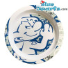 Pappteller - Die Schlumpfe - Hefti schlumpf  - Melamin - 21,5 cm