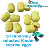 10xKinder Suprise - playset - RANDOMLY SELECTED - No smurfs
