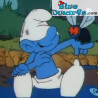 10 MINI Vliegjes Bully - De Zwarte smurf  - Diverse kleuren -  (+/- 2cm)