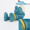 20014-1: Luilaksmurf met geel/zwarte zwembroek - Schleich - 5,5cm
