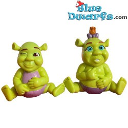 Baby Shrek - speelset - 2 Babyfiguren - 7,5cm