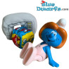 McDonald's Set 2002 - 8 Smurfs - Hard Plastic Smurfs with Fabric Accessories - 10cm