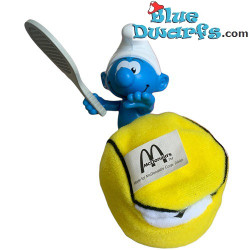 Mc Donalds Set 2002 - 8 smurfen - Hard plastic smurfen met stoffen attributen - 10cm