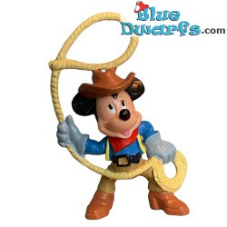 Mickey Mouse - Disney Figura -  Ratón Mickey Cowboy - 7cm