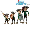Lucky Luke - Spielset - 7 Figuren - Plastoy - 3-4.5 cm