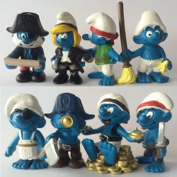 20760- 20767 (2014): Pirates Smurfs (8 smurfs)